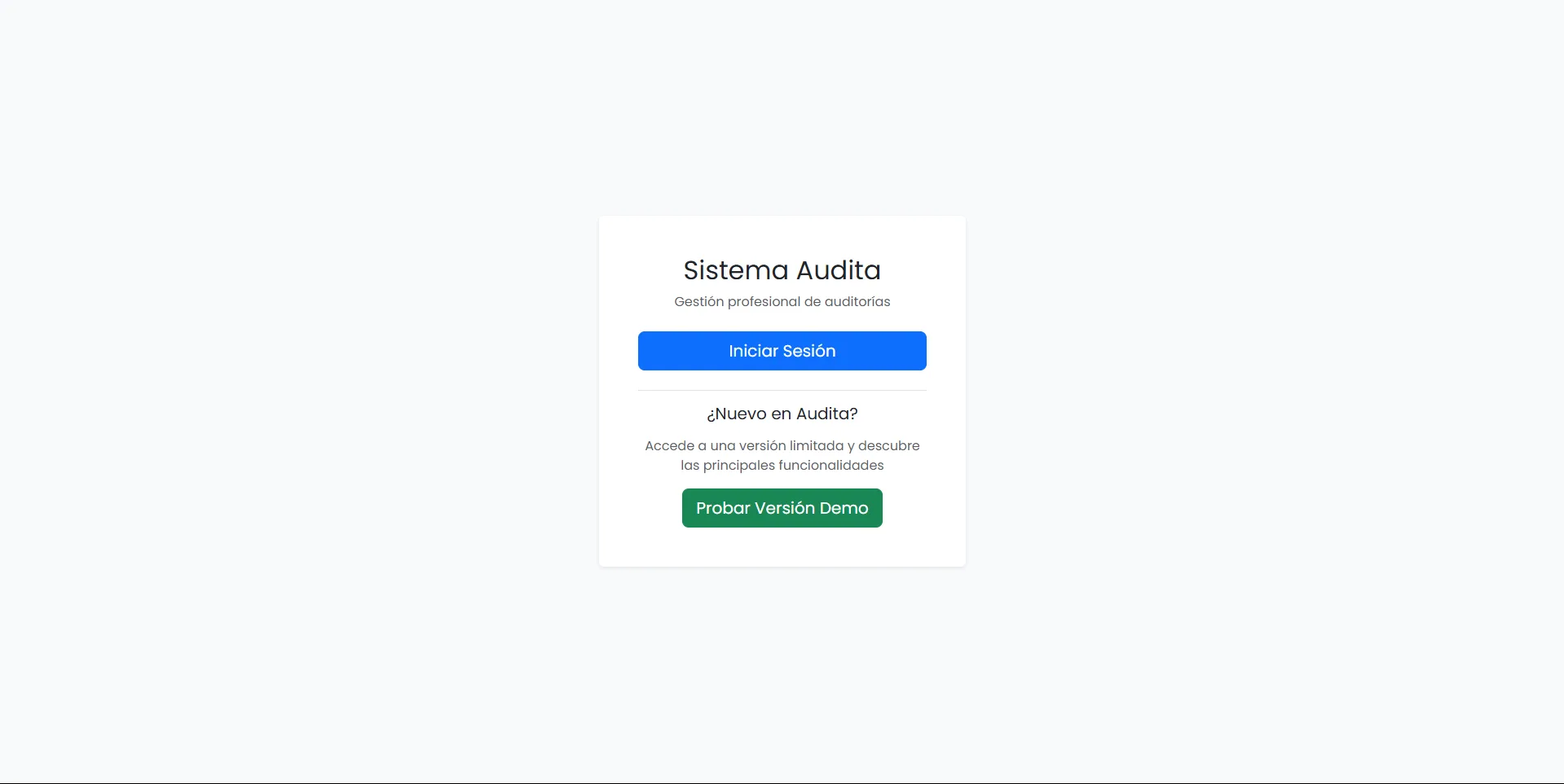 Sistema de Auditoría